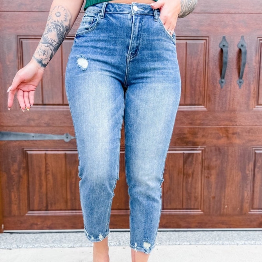 Risen high rise boyfriend jeans size 11